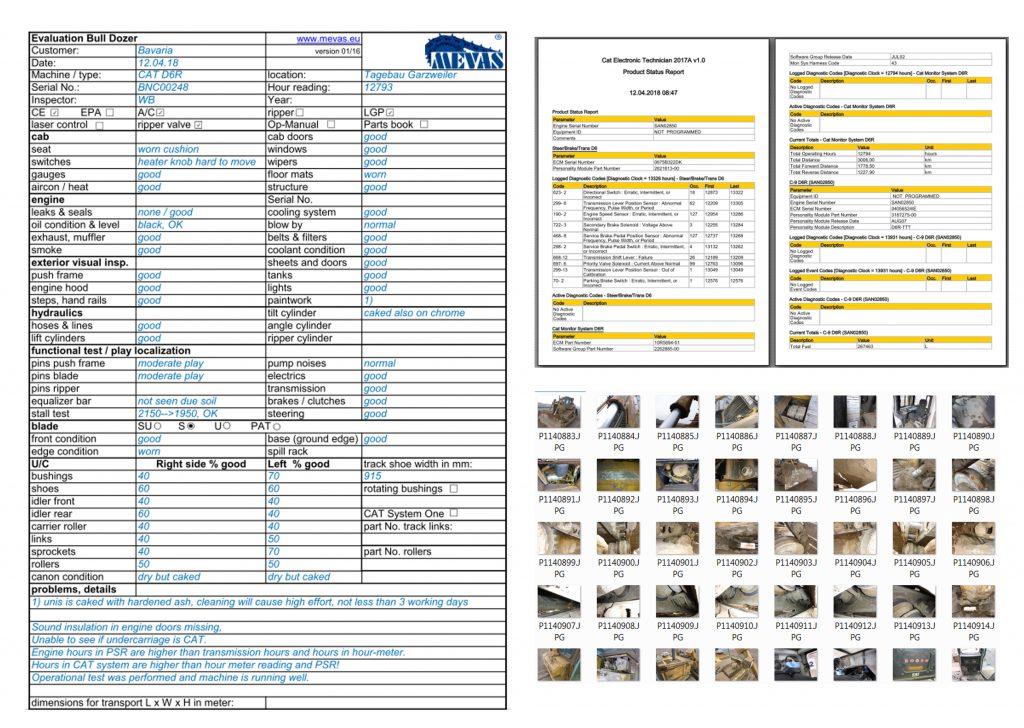 PSR and Machine Checklist