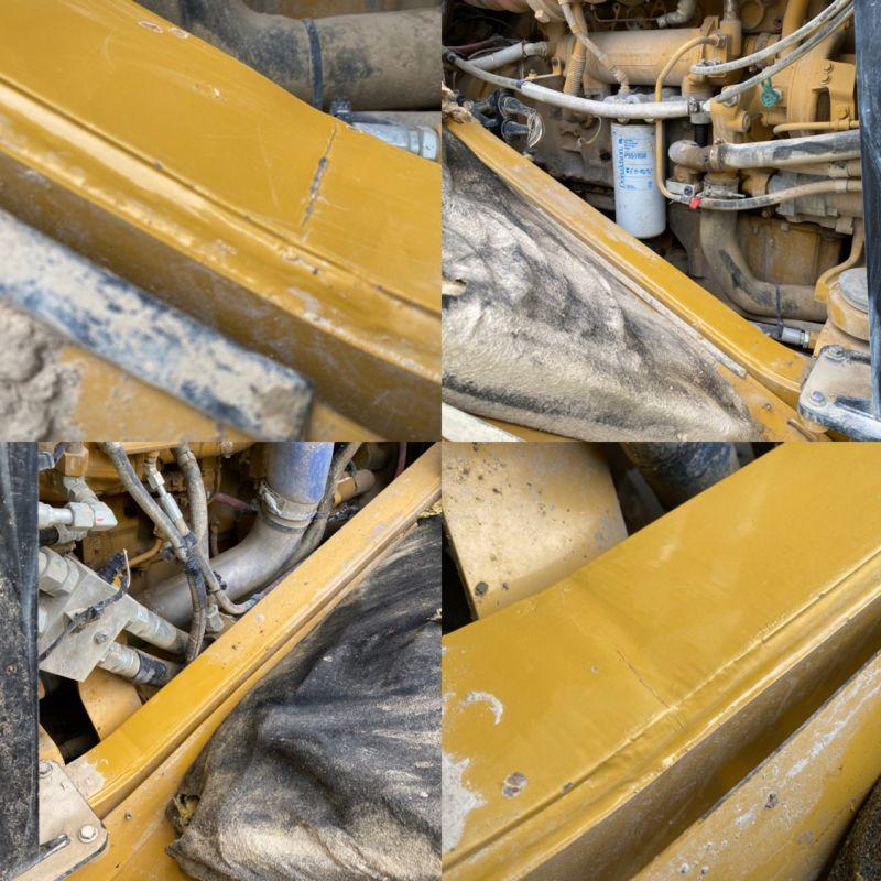 Cracks on wheel loader frames