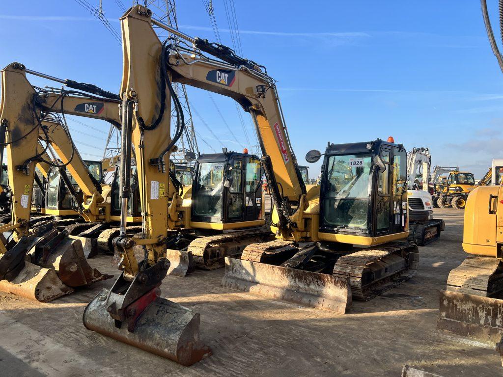 Inspeccion de una excavadora usada Caterpillar