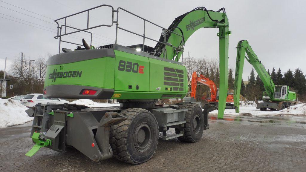 Sennebogen grue excavatrice de manutention