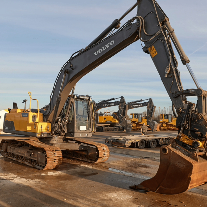 Used Heavy Machine Volvo at an auction