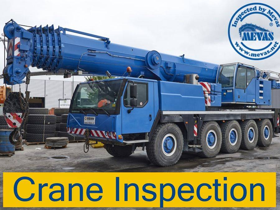 Inspections for mobile and crawler cranes of Liebherr, Tadano, Grove and Demag